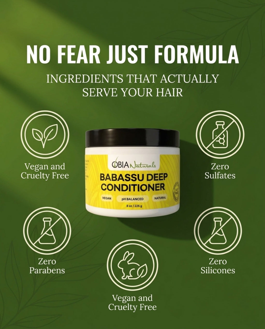 Babassu Deep Conditioner — Protein-Free for Dry, Curly Hair