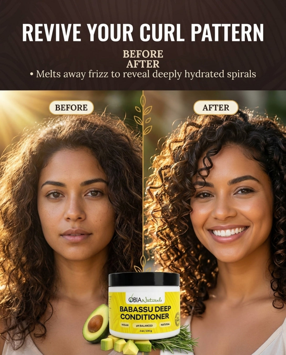 Babassu Deep Conditioner — Protein-Free for Dry, Curly Hair