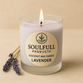 Lavender Coconut Wax Candle