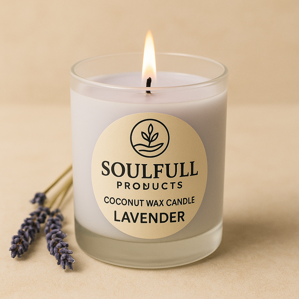 Lavender Coconut Wax Candle