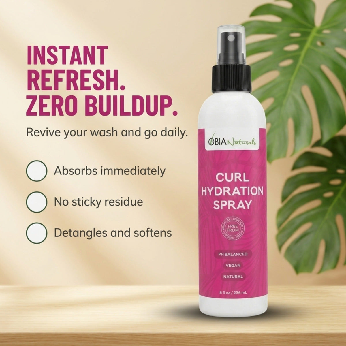 Curl Hydration Spray — Curl Refresher Spray for Curly Hair