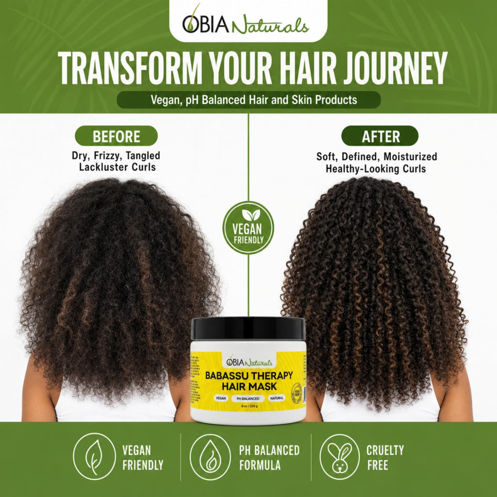 Babassu Hair Therapy Mask — Deep Conditioning Hair Mask for Curls
