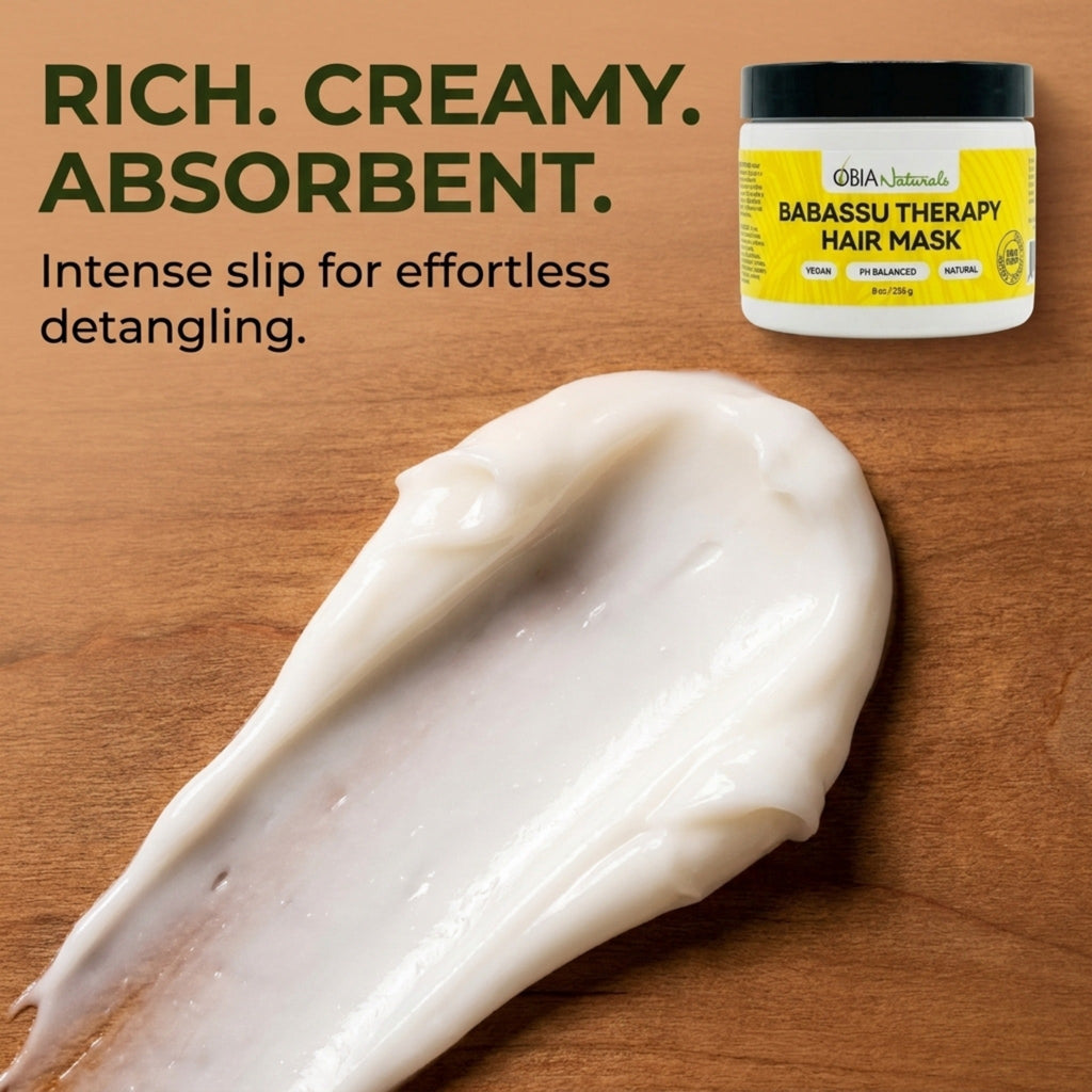 Babassu Hair Therapy Mask — Deep Conditioning Hair Mask for Curls