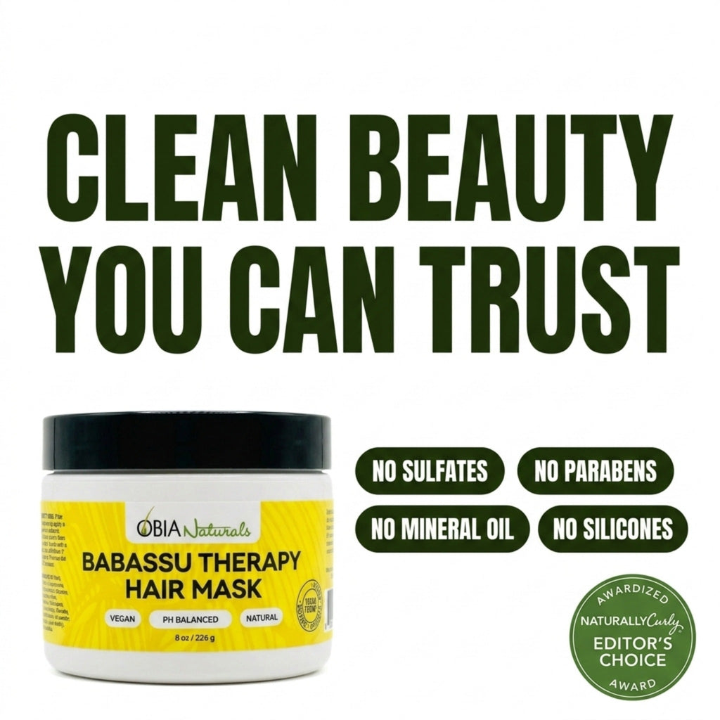 Babassu Hair Therapy Mask — Deep Conditioning Hair Mask for Curls