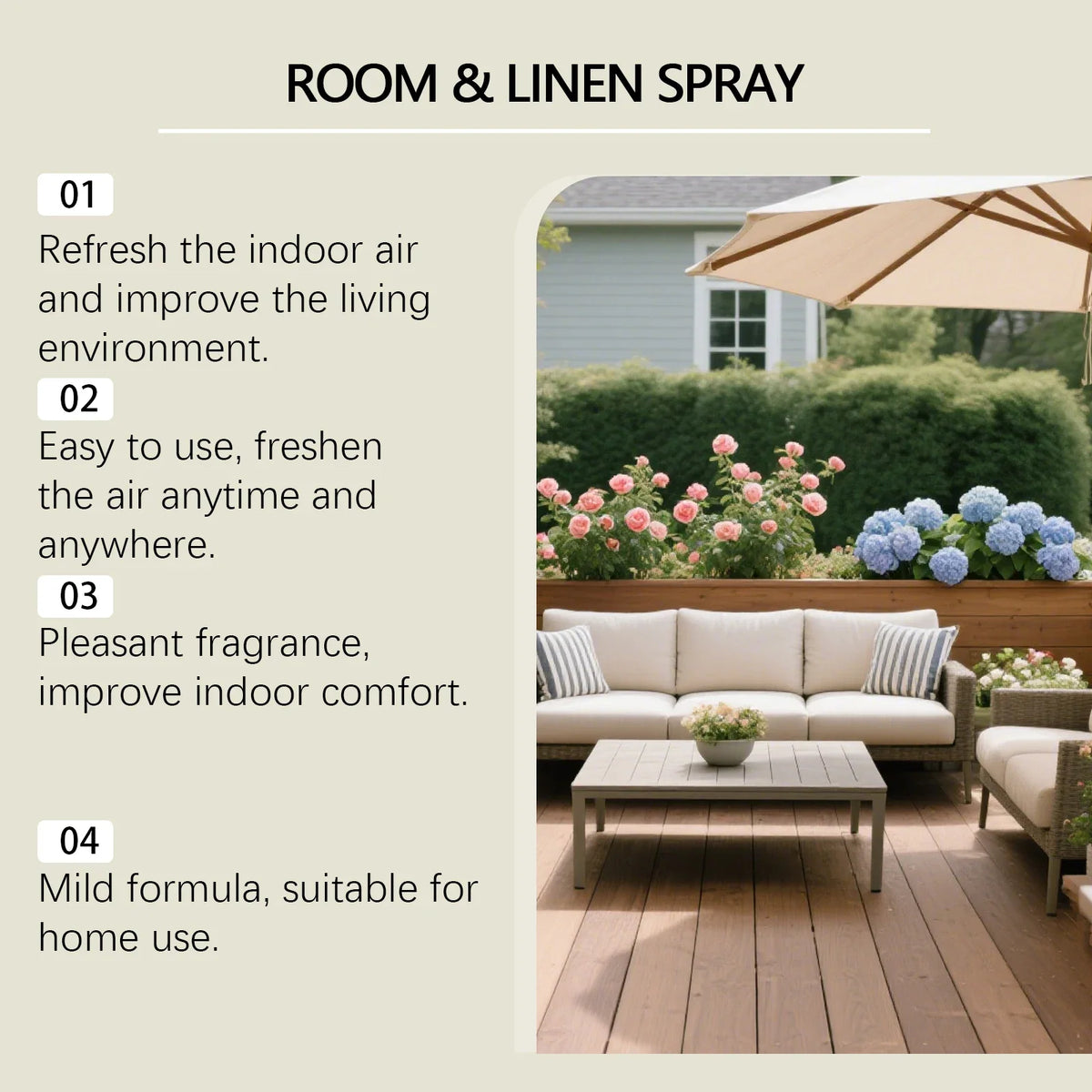 Lavender Room & Linen Spray, 100ml